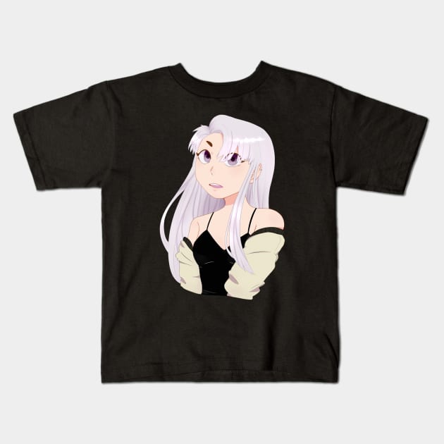 Anime girl Kids T-Shirt by DaniMani